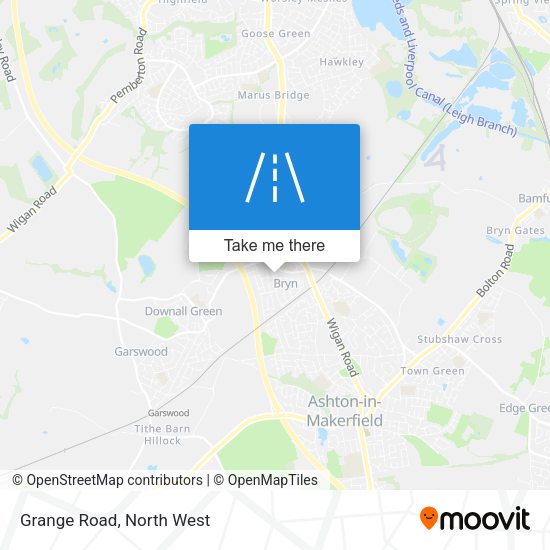 Grange Road map