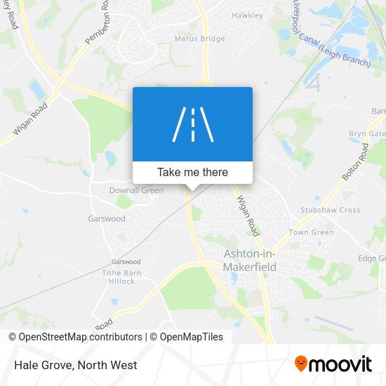 Hale Grove map