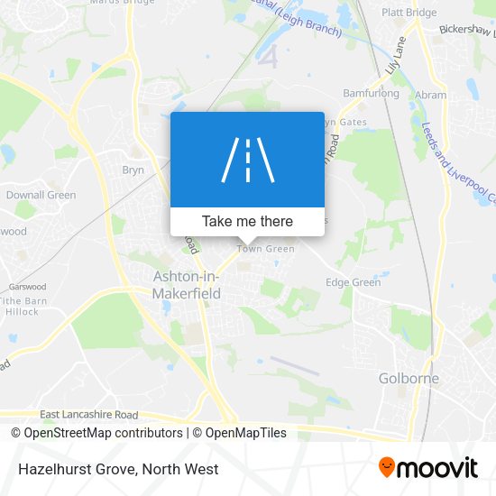 Hazelhurst Grove map