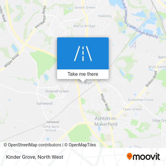 Kinder Grove map