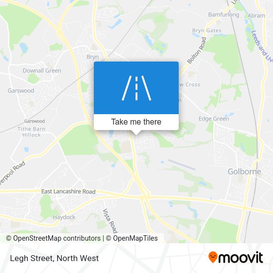 Legh Street map
