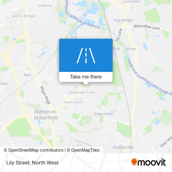 Lily Street map