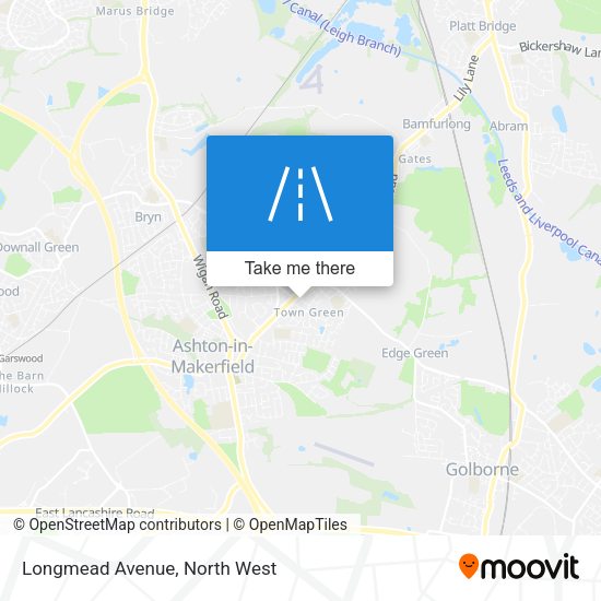 Longmead Avenue map