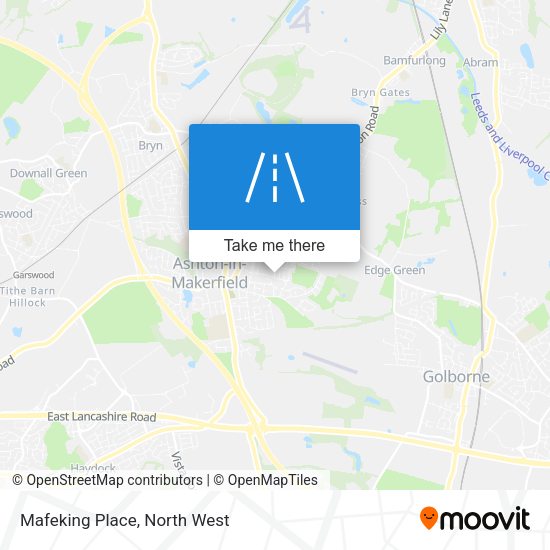 Mafeking Place map