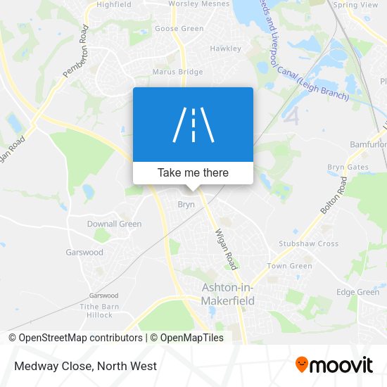 Medway Close map