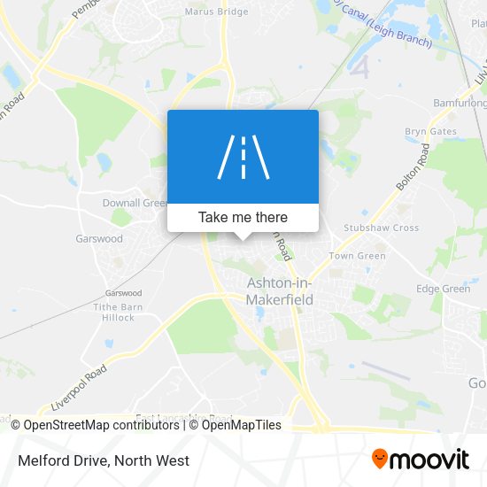 Melford Drive map