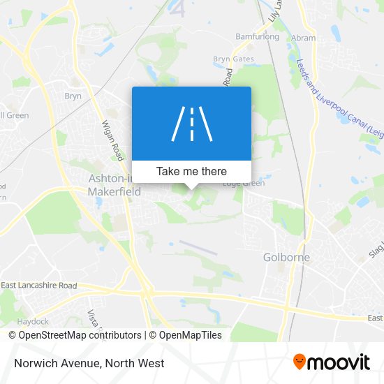 Norwich Avenue map