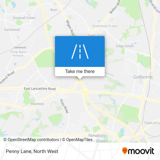 Penny Lane map