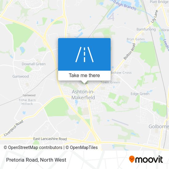 Pretoria Road map