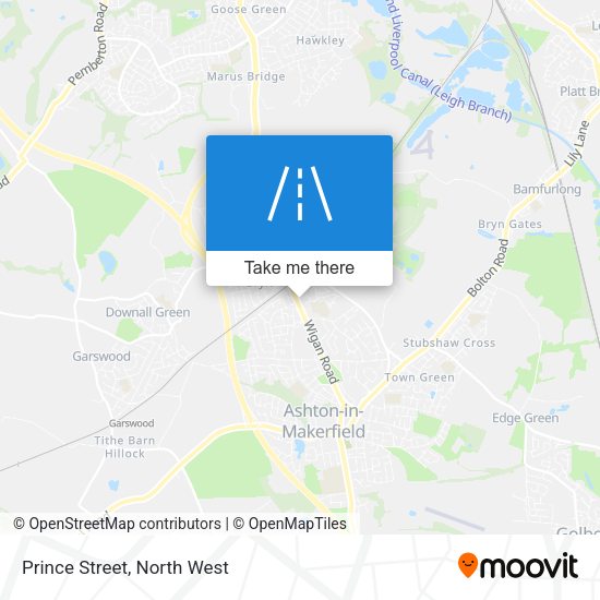 Prince Street map