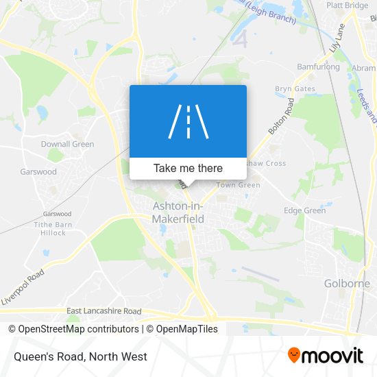 Queen's Road map