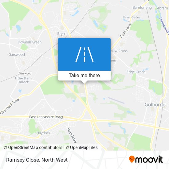 Ramsey Close map