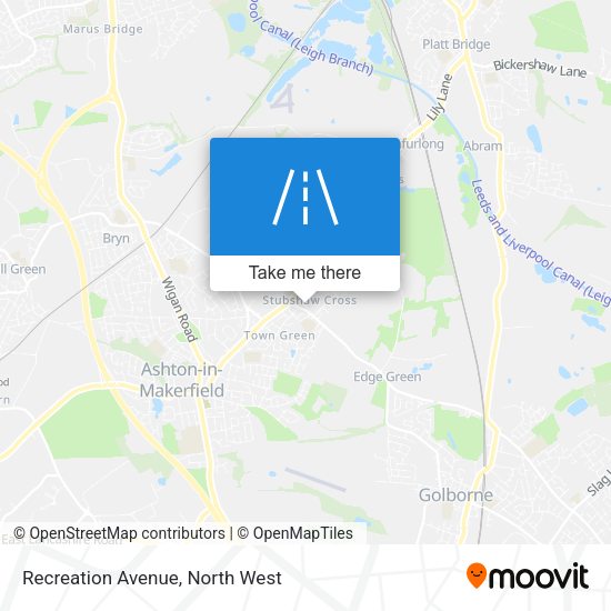 Recreation Avenue map