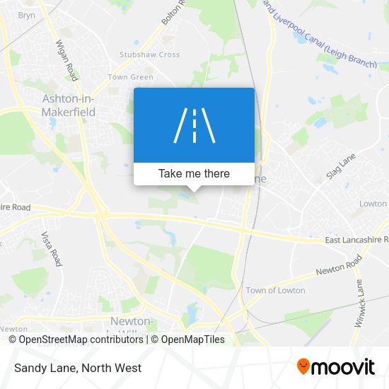 Sandy Lane map