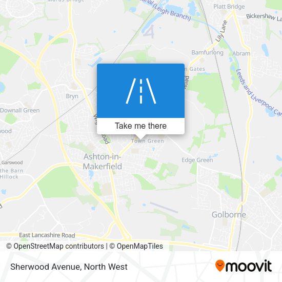 Sherwood Avenue map