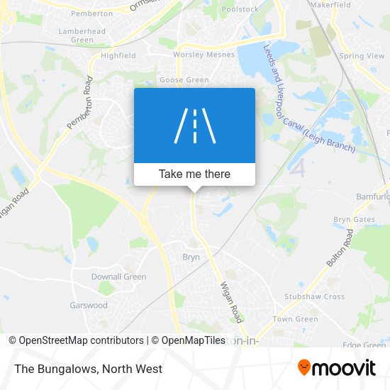 The Bungalows map