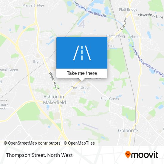 Thompson Street map