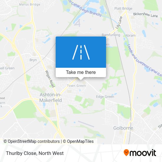 Thurlby Close map