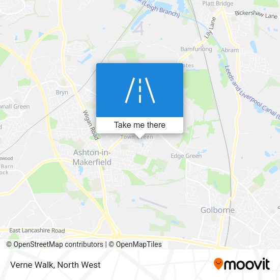 Verne Walk map