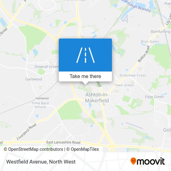 Westfield Avenue map
