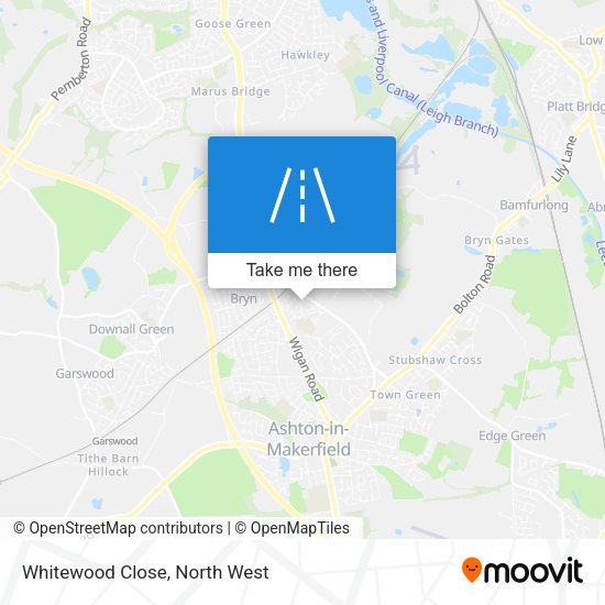 Whitewood Close map