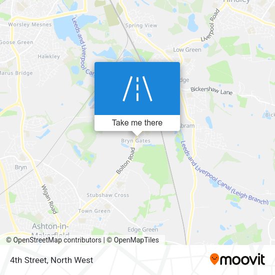 4th Street map