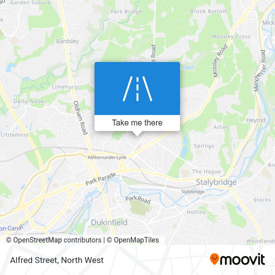 Alfred Street map