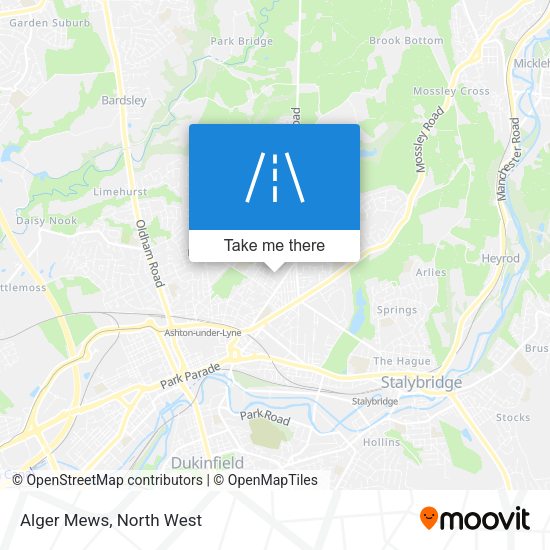 Alger Mews map