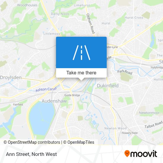 Ann Street map
