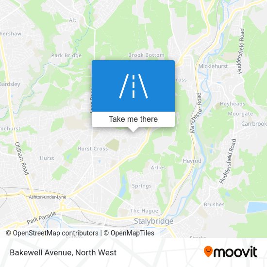 Bakewell Avenue map
