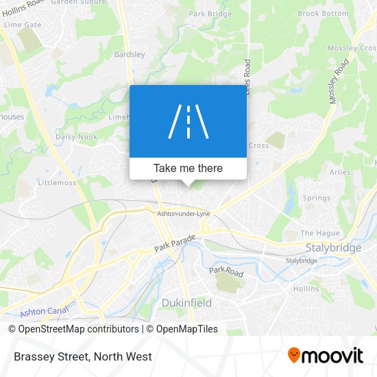 Brassey Street map