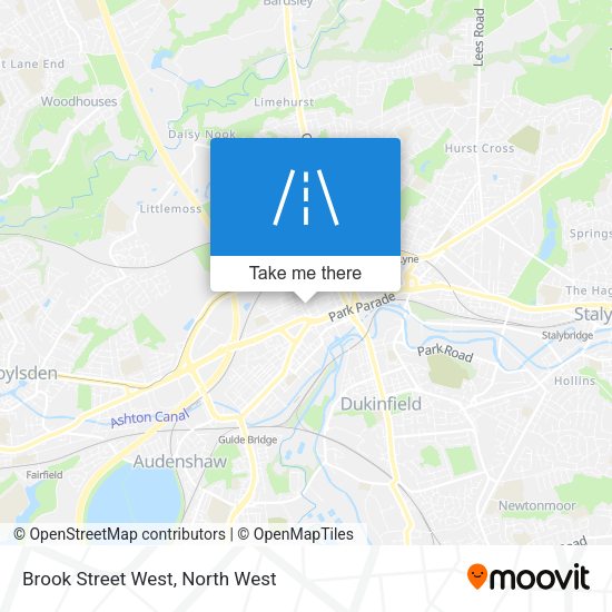 Brook Street West map