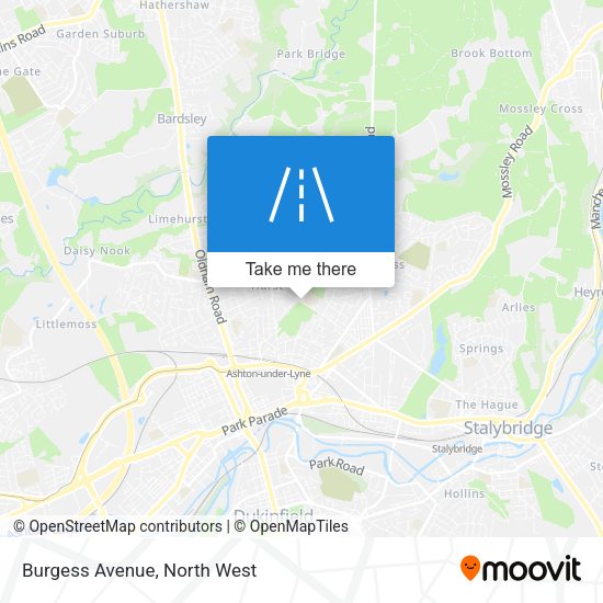 Burgess Avenue map