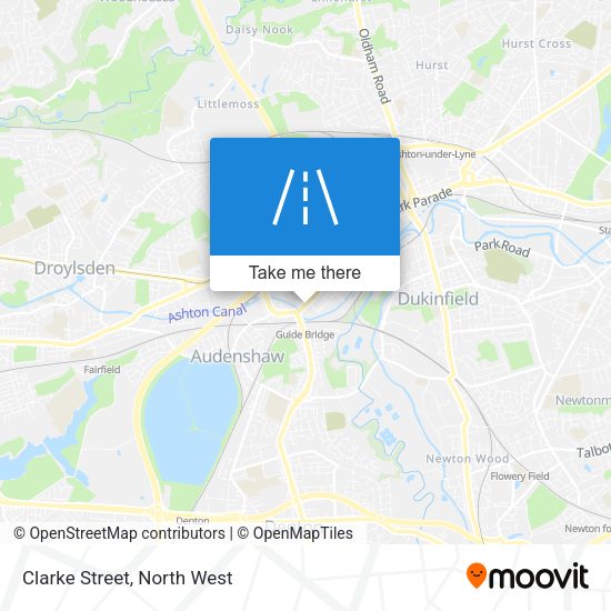 Clarke Street map