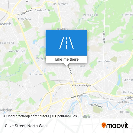Clive Street map