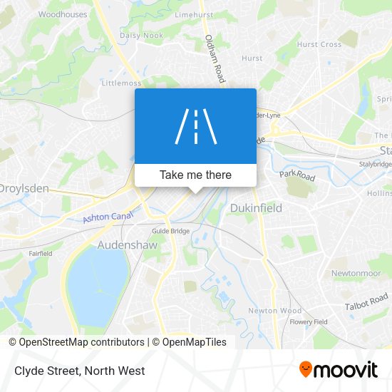 Clyde Street map