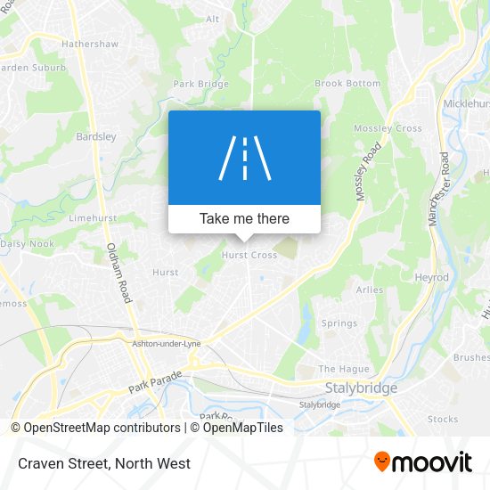 Craven Street map