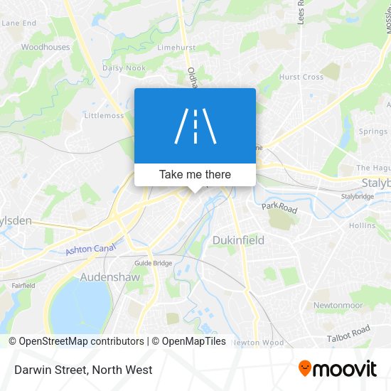 Darwin Street map