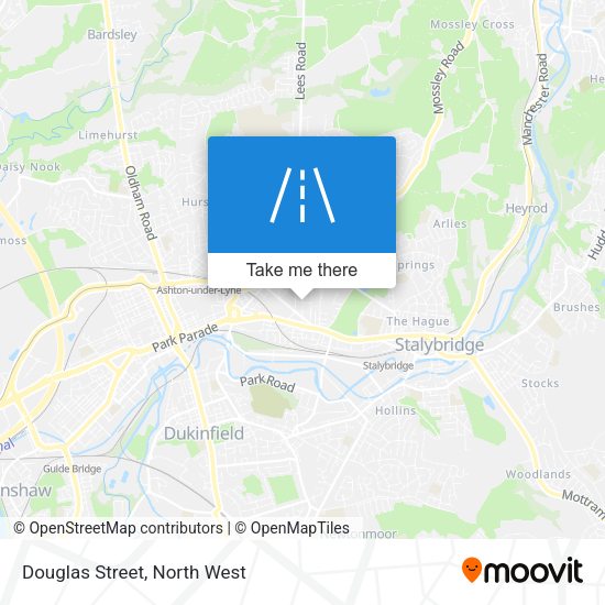 Douglas Street map