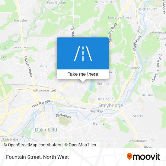 Fountain Street map