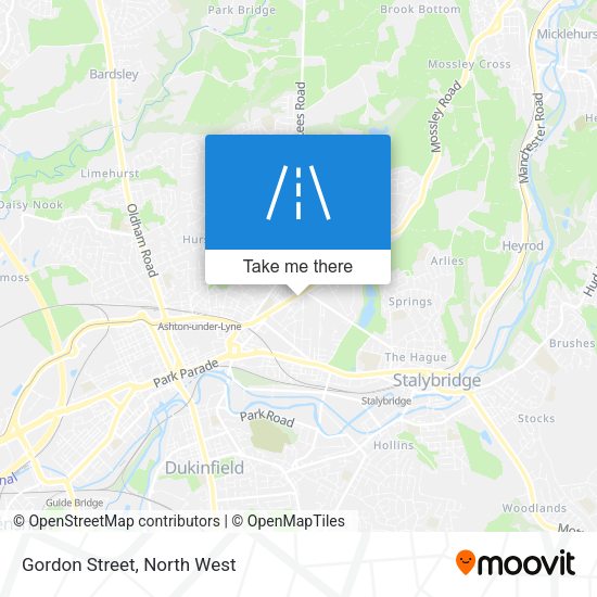 Gordon Street map