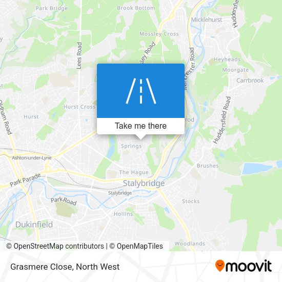 Grasmere Close map