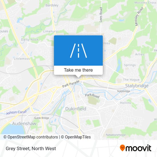 Grey Street map