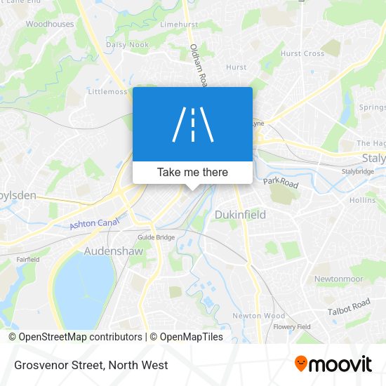 Grosvenor Street map