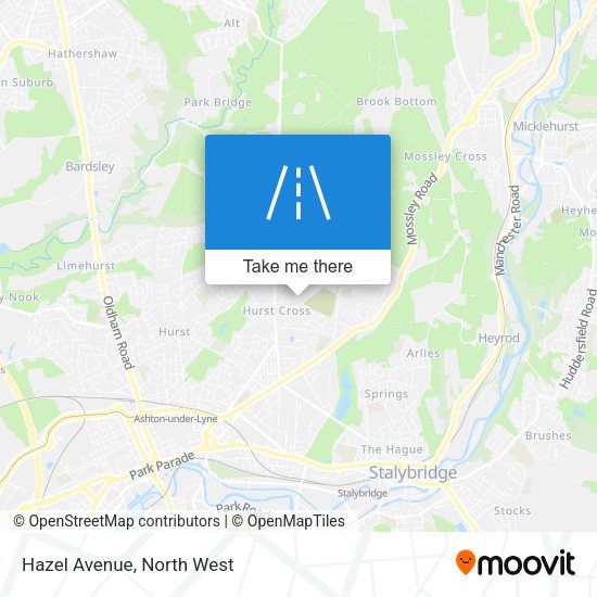 Hazel Avenue map