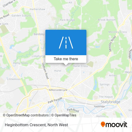 Heginbottom Crescent map
