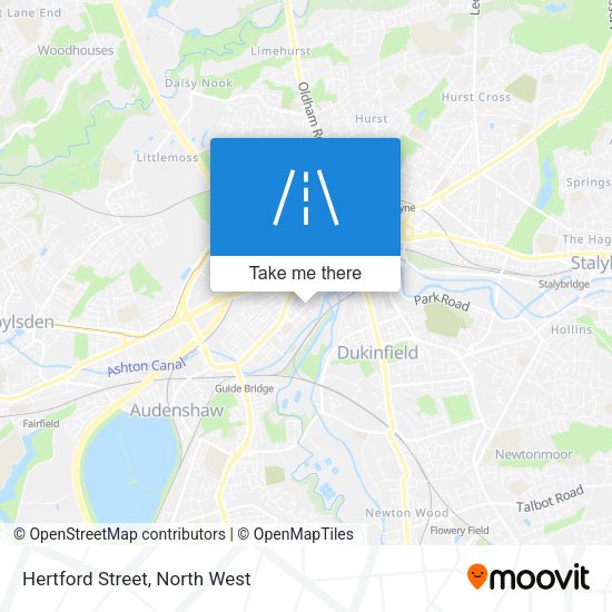 Hertford Street map