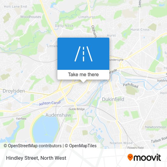 Hindley Street map