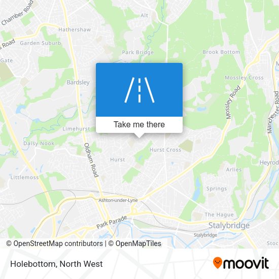 Holebottom map