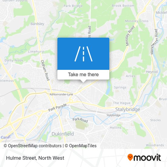 Hulme Street map